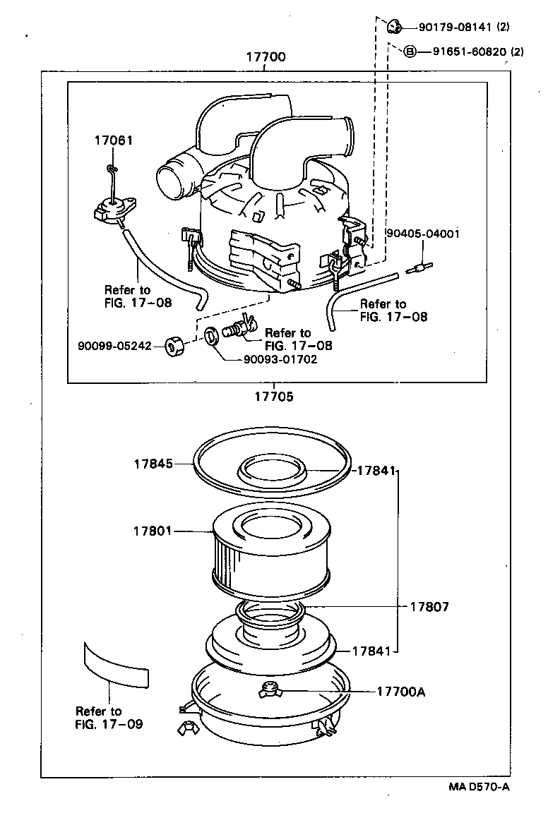  COASTER |  AIR CLEANER