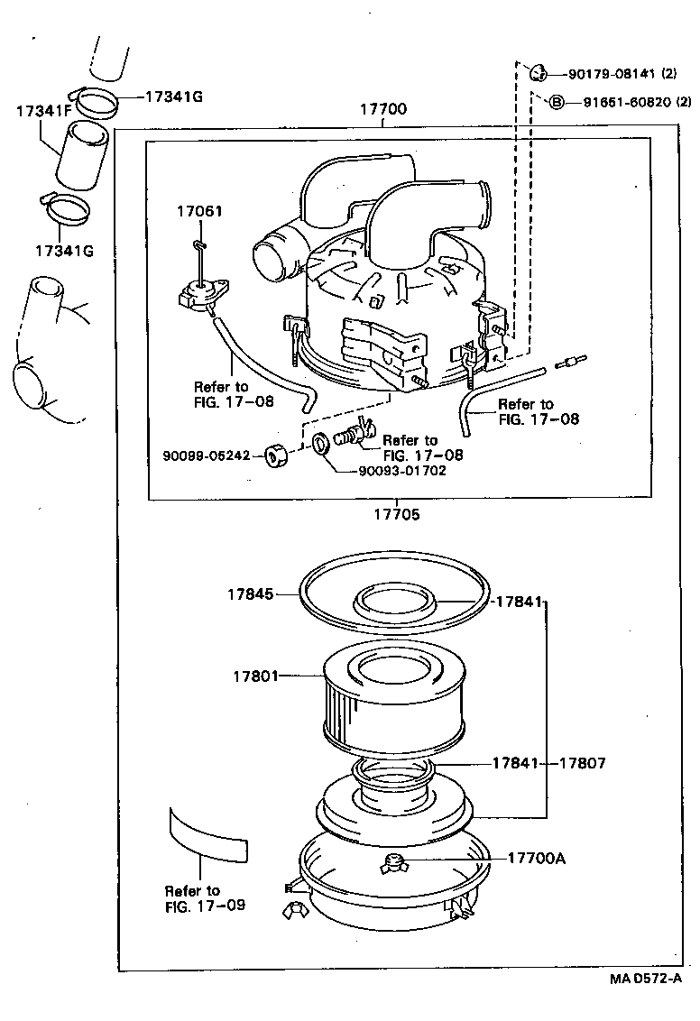  COASTER |  AIR CLEANER