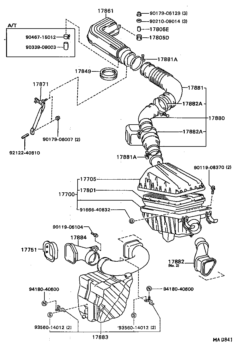  CELICA |  AIR CLEANER