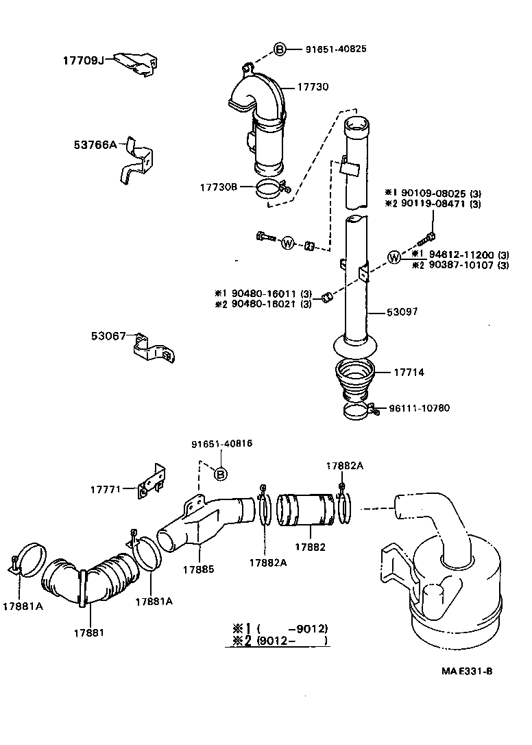  DYNA TOYOACE |  AIR CLEANER