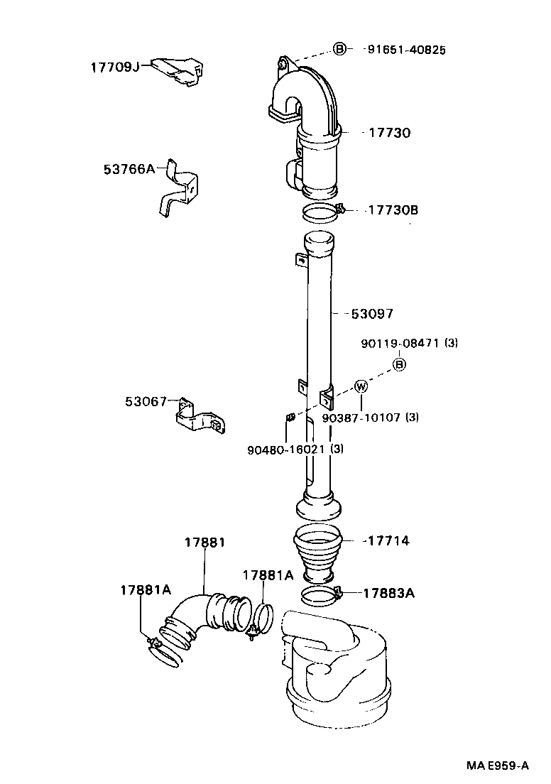  DYNA TOYOACE |  AIR CLEANER