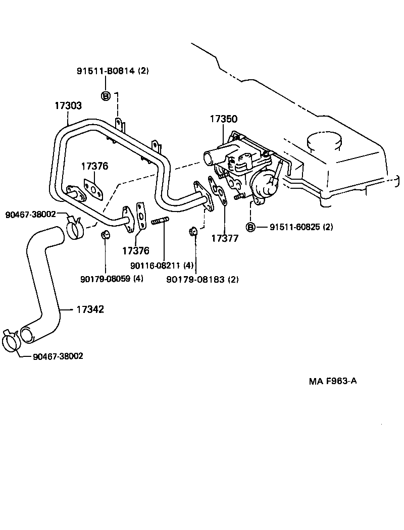  LAND CRUISER VAN |  MANIFOLD AIR INJECTION SYSTEM