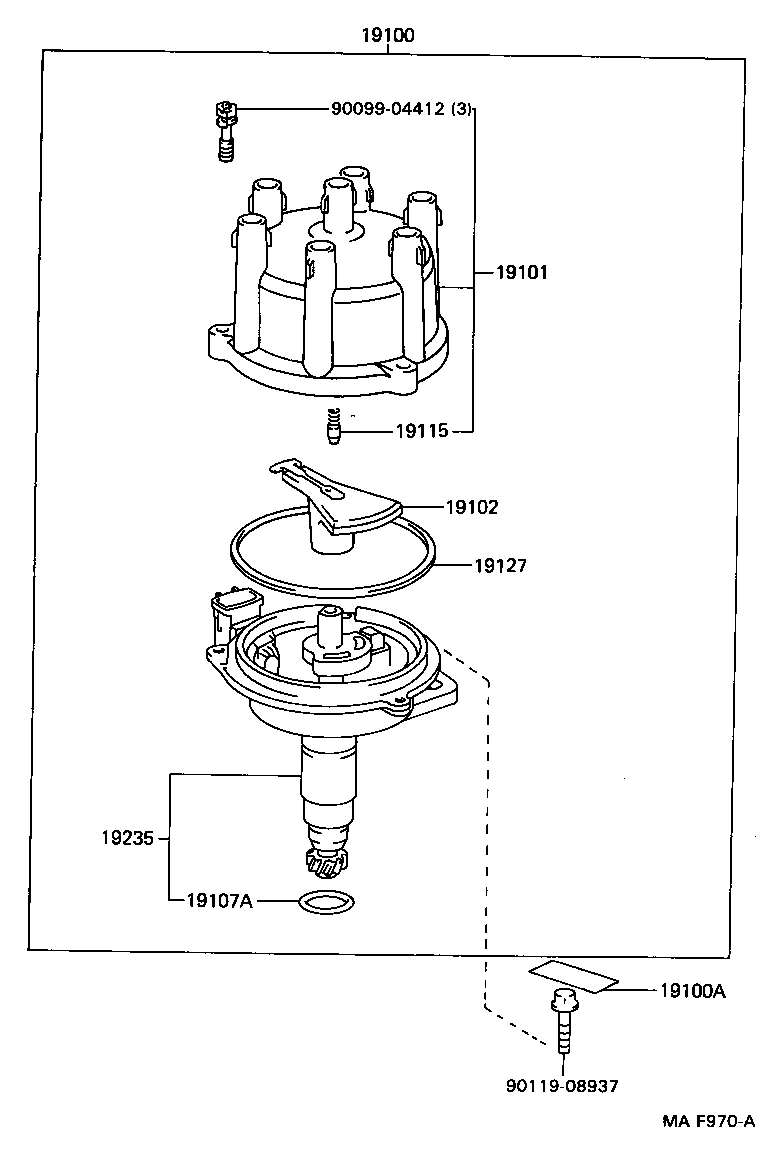  LAND CRUISER VAN |  DISTRIBUTOR