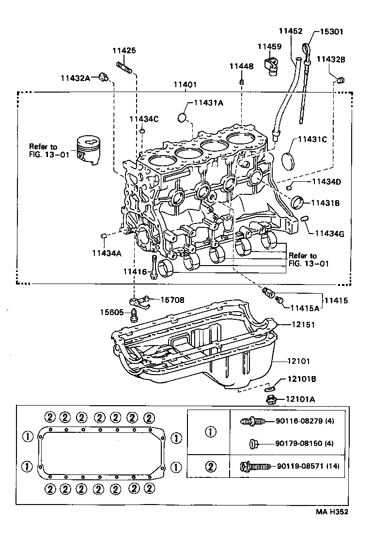  TOYOACE DYNA |  CYLINDER BLOCK