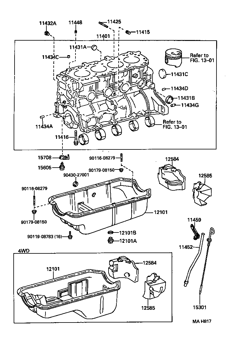  HIACE TRUCK |  CYLINDER BLOCK