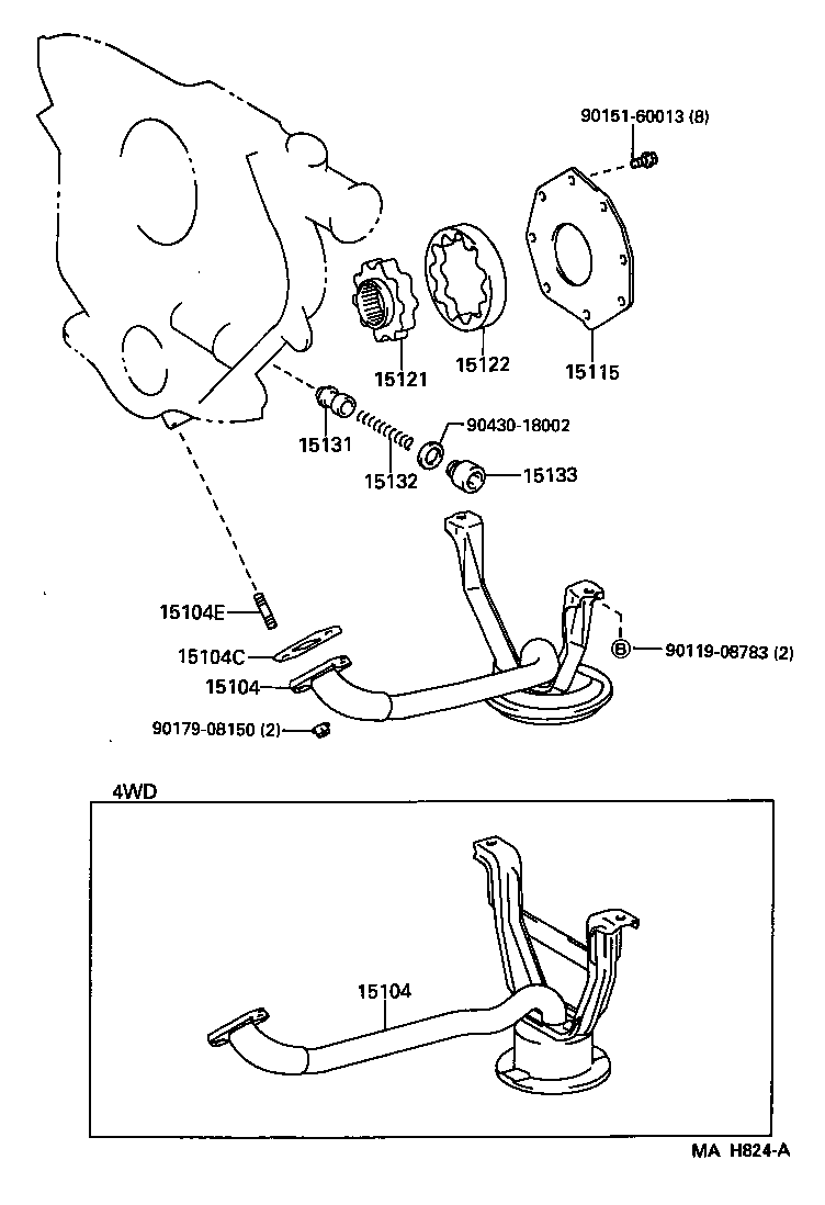  HIACE TRUCK |  ENGINE OIL PUMP