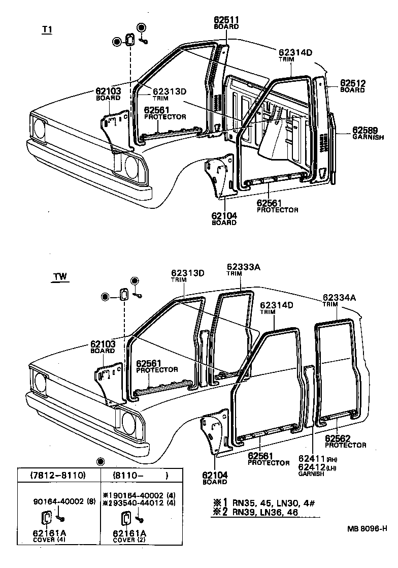  HILUX |  INSIDE TRIM BOARD