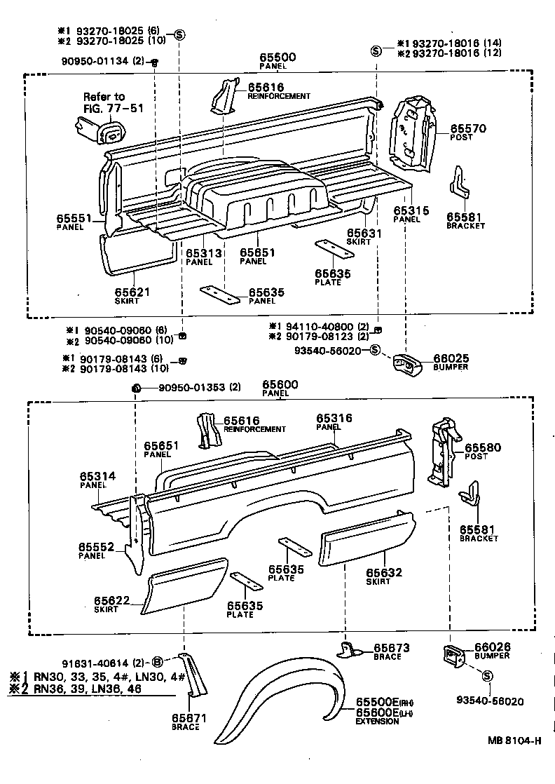  HILUX |  REAR BODY SIDE PANEL