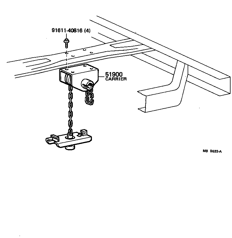  LAND CRUISER VAN |  SPARE WHEEL CARRIER