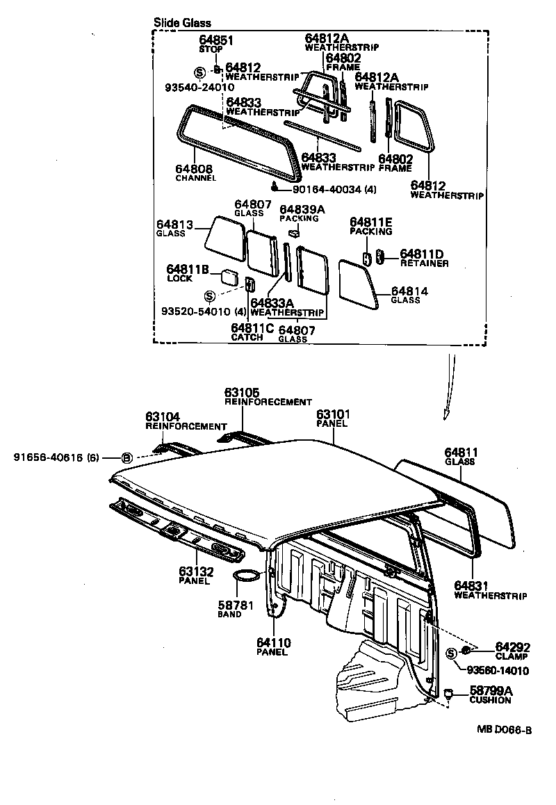  HILUX |  ROOF PANEL BACK PANEL