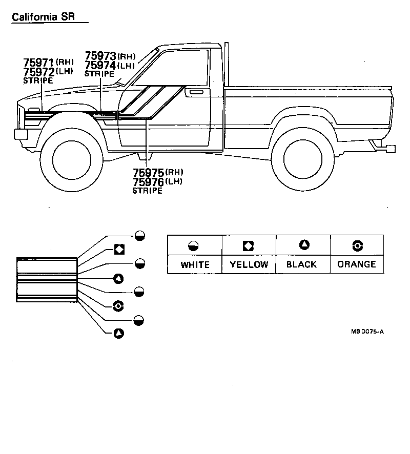  HILUX |  BODY STRIPE
