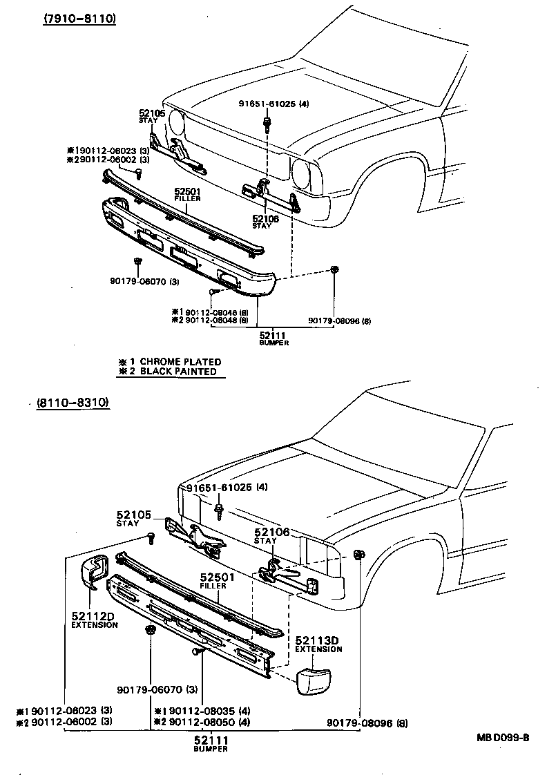  HILUX |  FRONT BUMPER BUMPER STAY