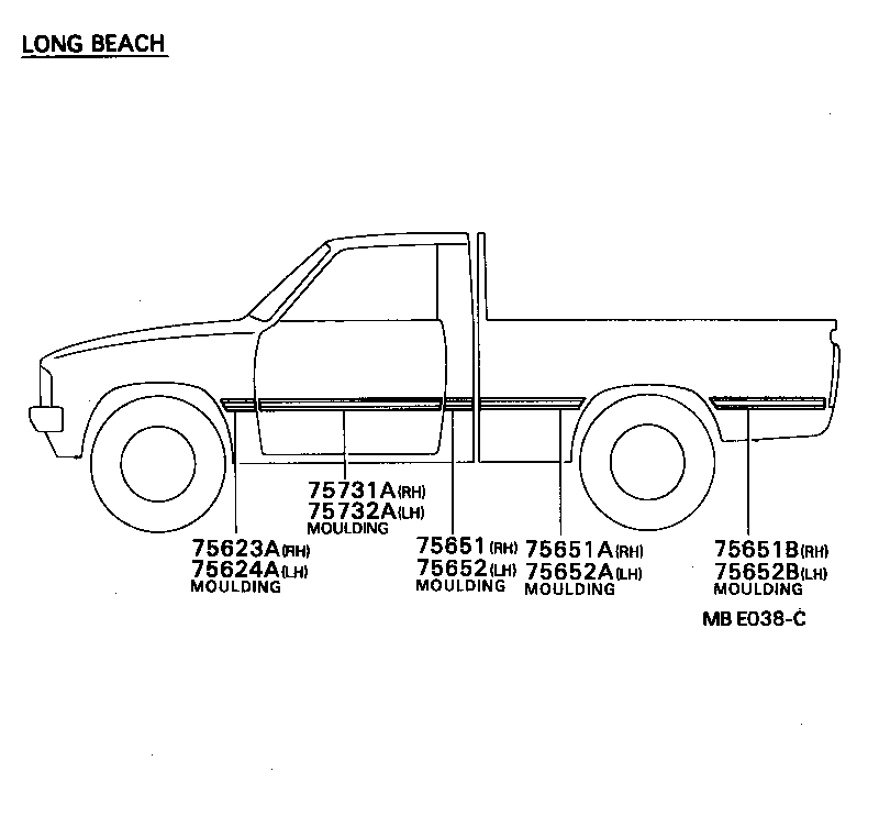  HILUX |  MOULDING