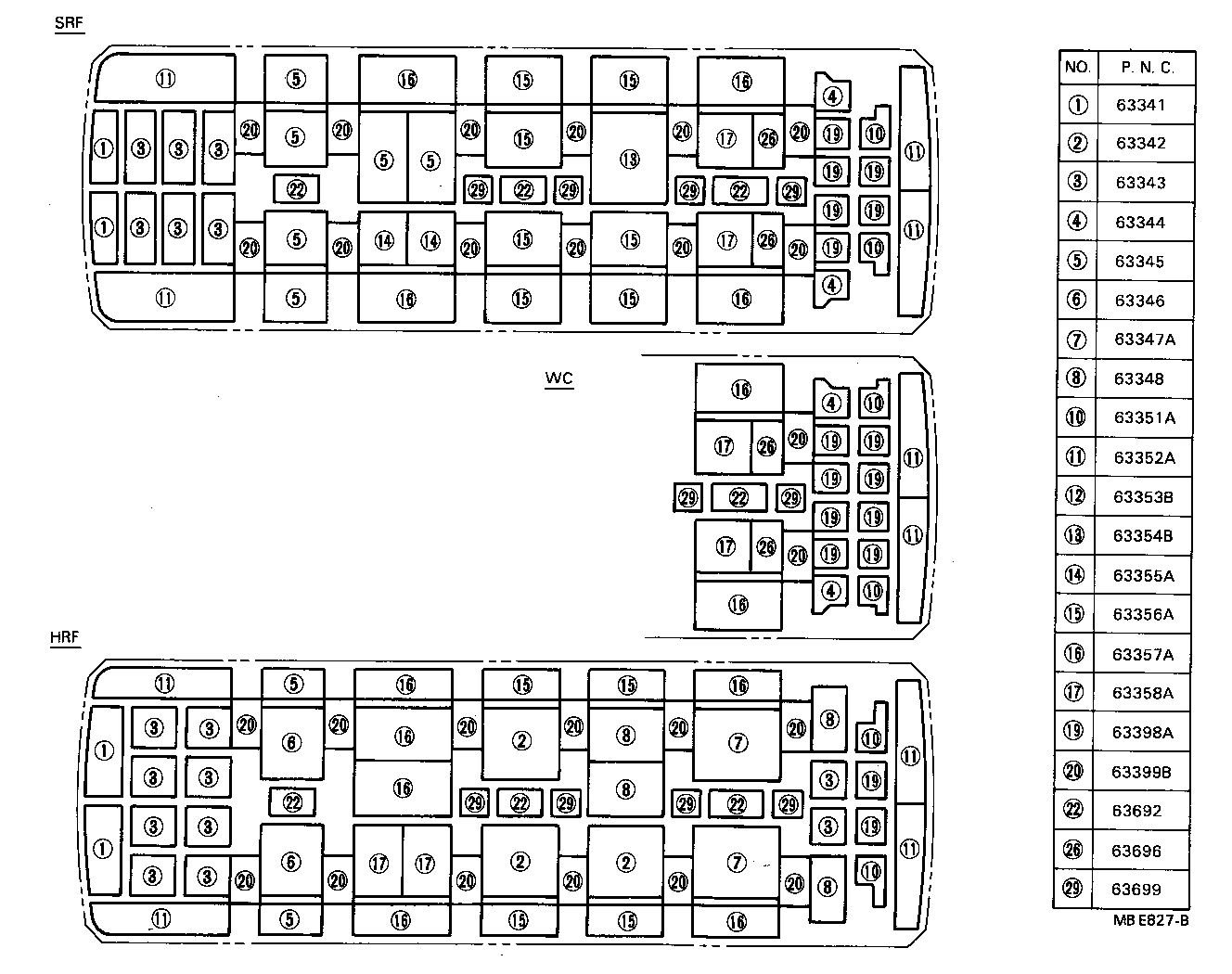  COASTER |  ROOF HEADLINING SILENCER PAD