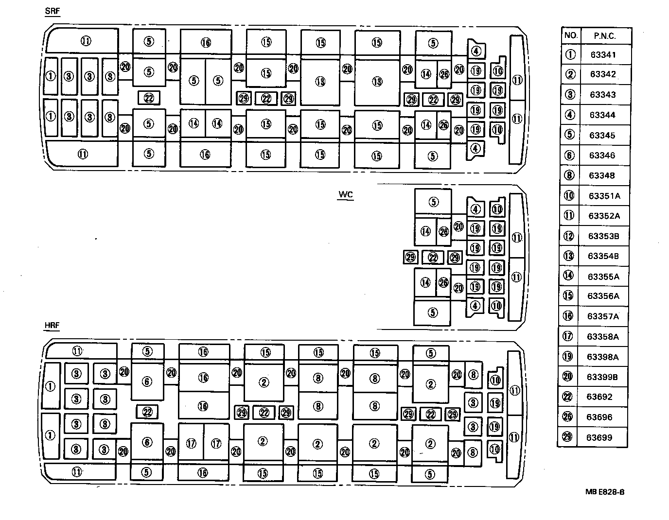  COASTER |  ROOF HEADLINING SILENCER PAD