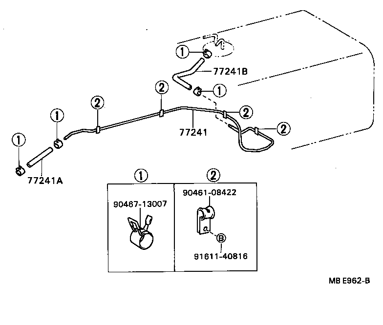  COASTER |  FUEL TANK TUBE