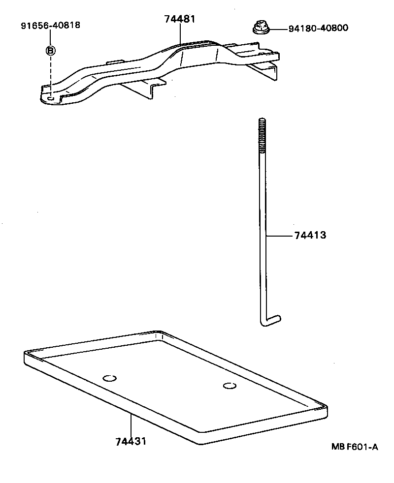  HILUX |  BATTERY CARRIER