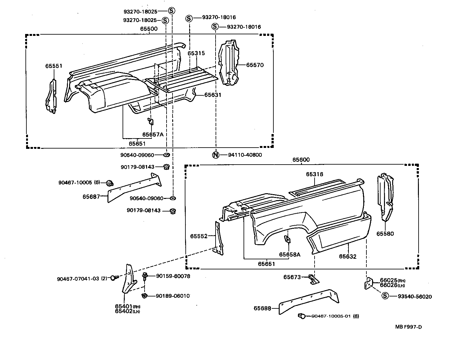  HILUX |  REAR BODY SIDE PANEL