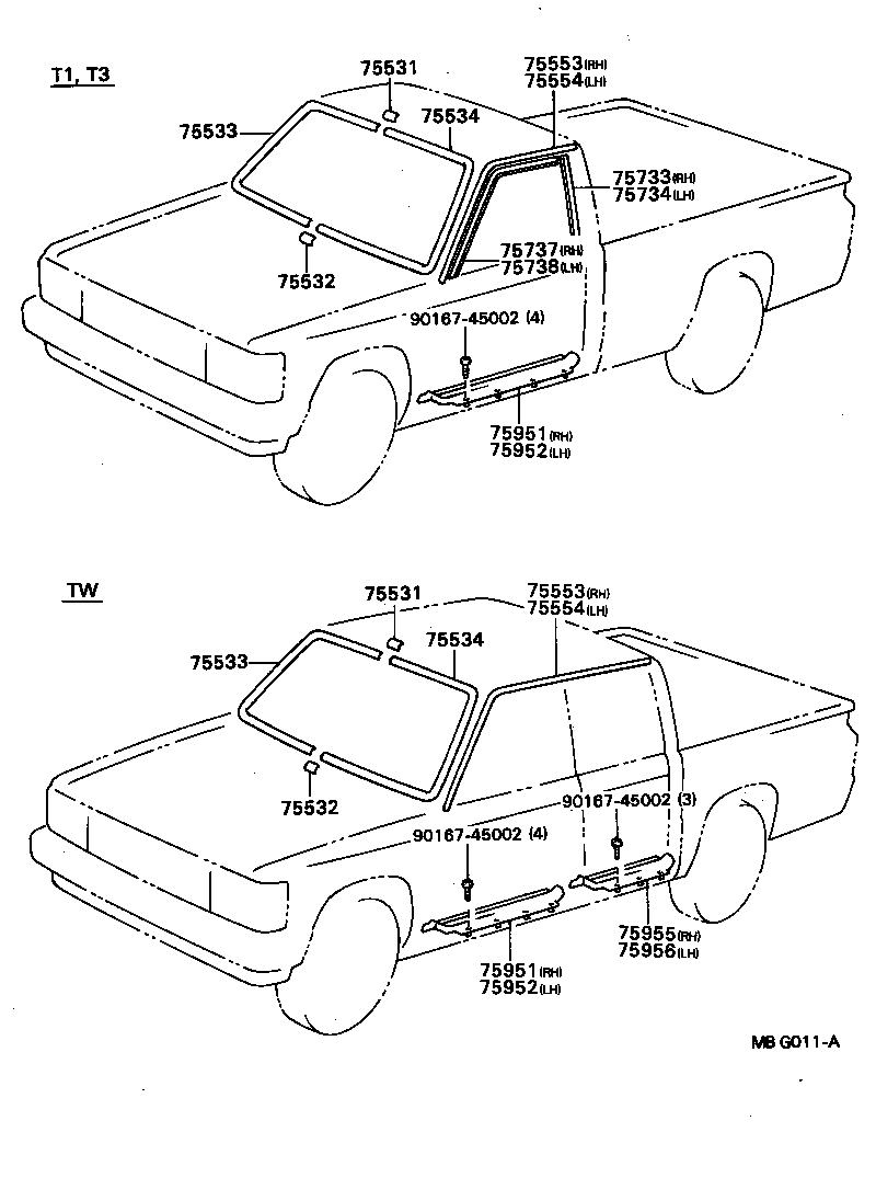  HILUX |  MOULDING