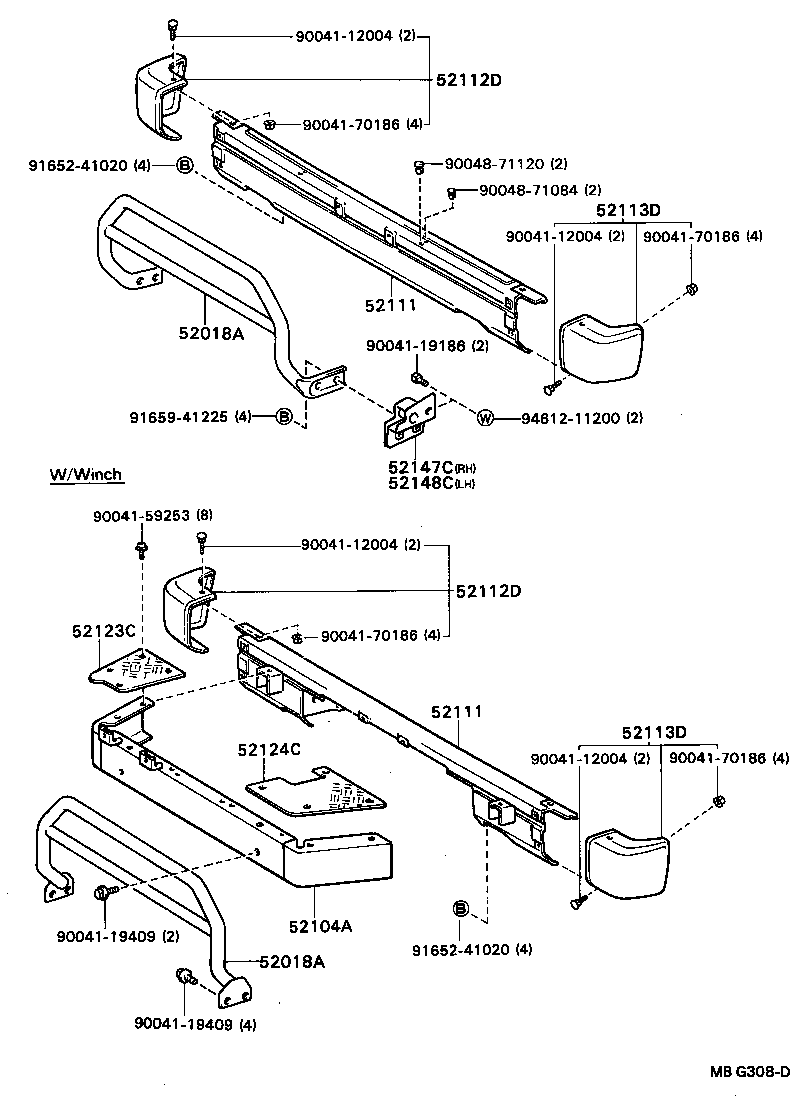  BLIZZARD |  FRONT BUMPER BUMPER STAY