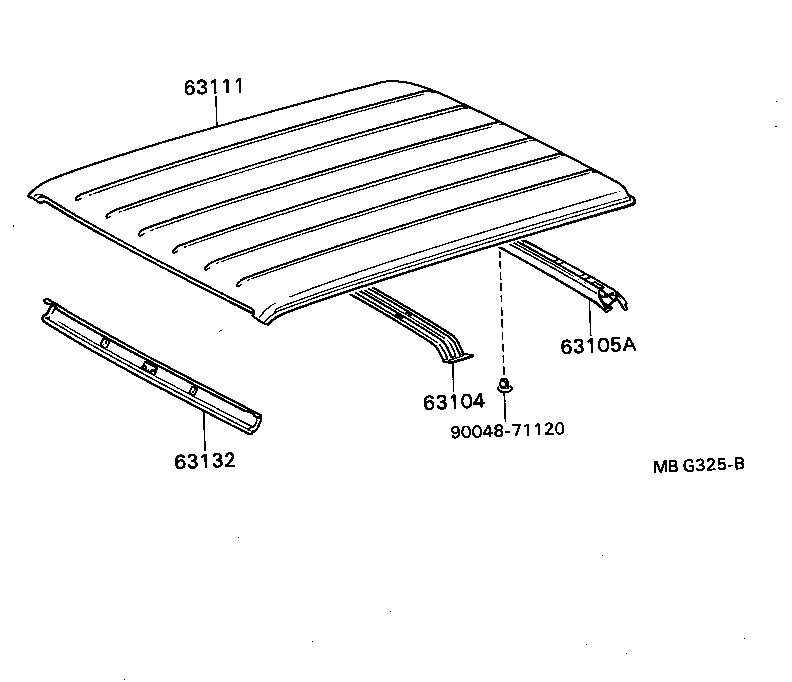  BLIZZARD |  ROOF PANEL BACK PANEL