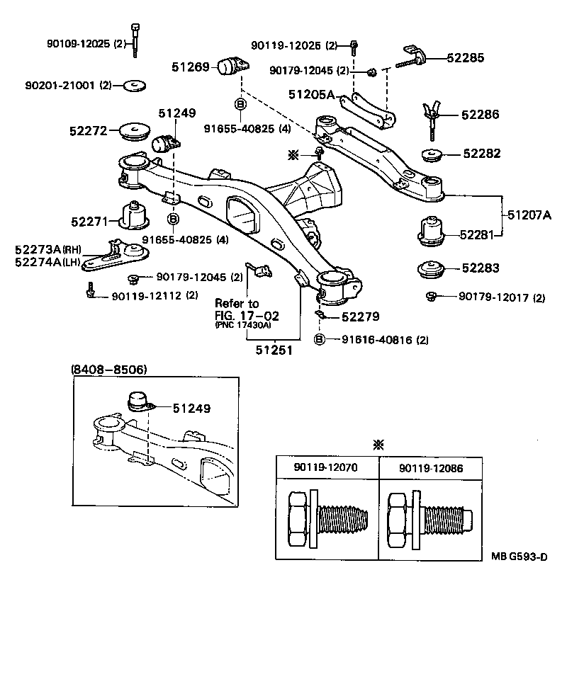  MARK 2 |  SUSPENSION CROSSMEMBER UNDER COVER
