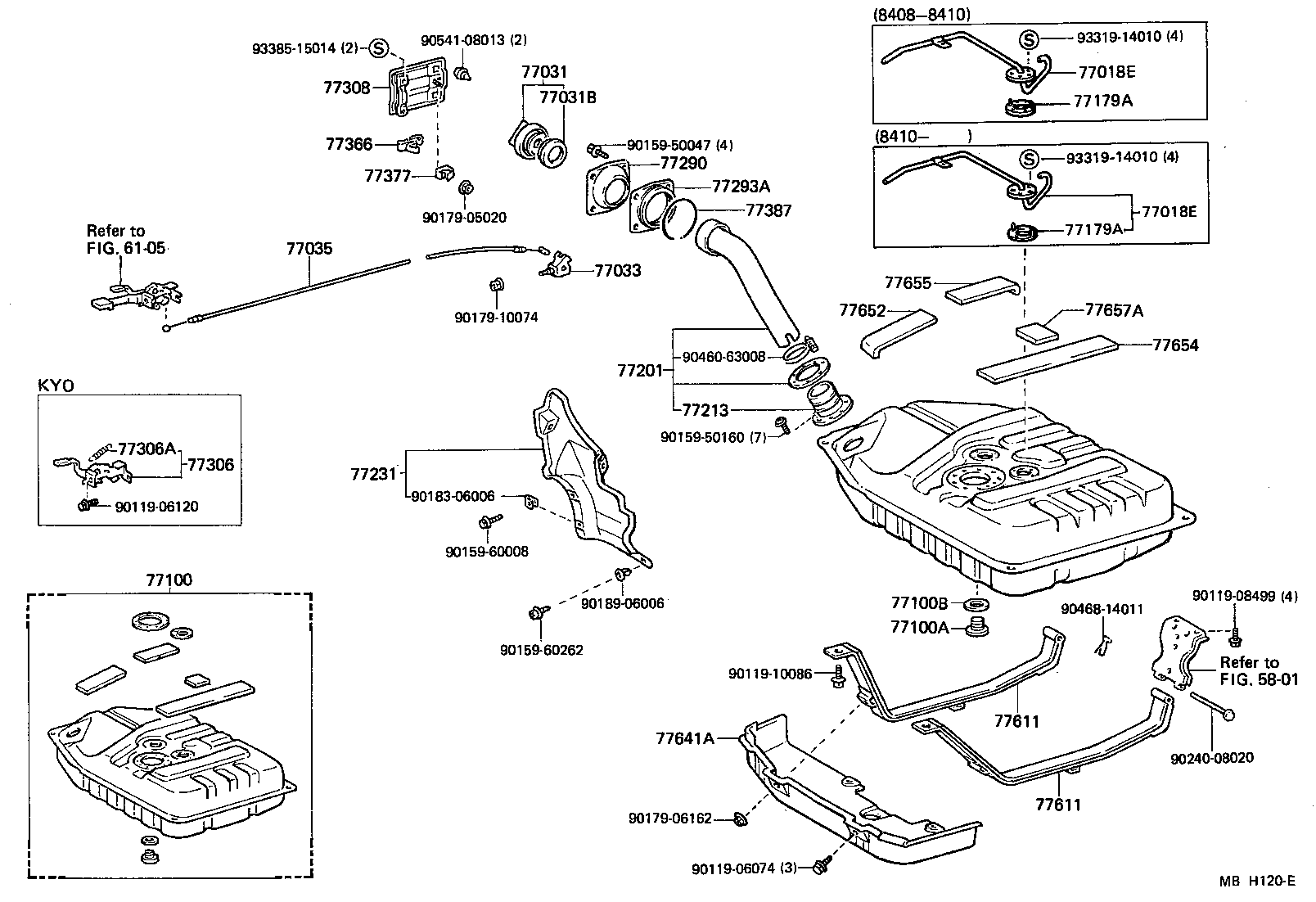  CRESTA |  FUEL TANK TUBE