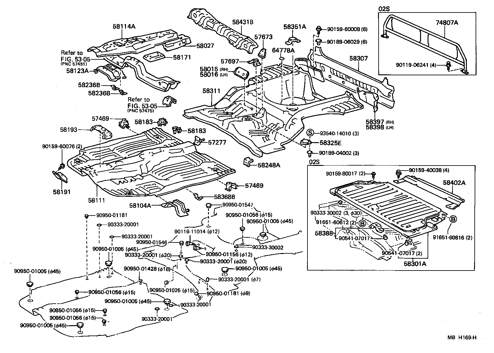 STARLET |  FLOOR PAN LOWER BACK PANEL