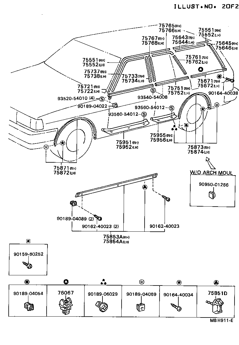  MARK 2 |  SIDE MOULDING