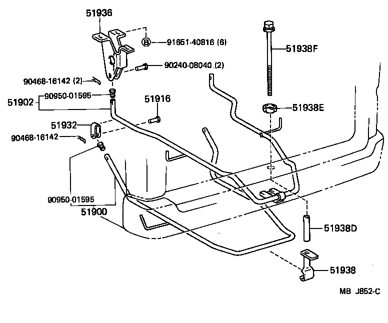  LITEACE VAN WAGON |  SPARE WHEEL CARRIER