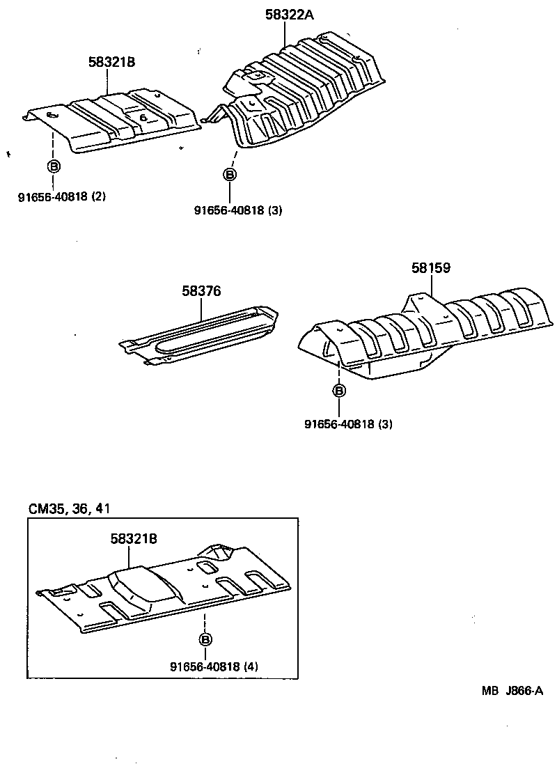  LITEACE VAN WAGON |  FLOOR INSULATOR