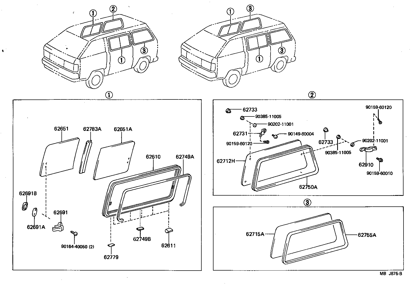  LITEACE VAN WAGON |  SIDE WINDOW