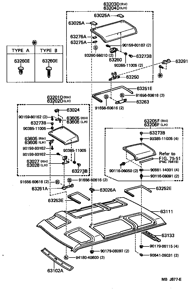  LITEACE VAN WAGON |  ROOF PANEL BACK PANEL