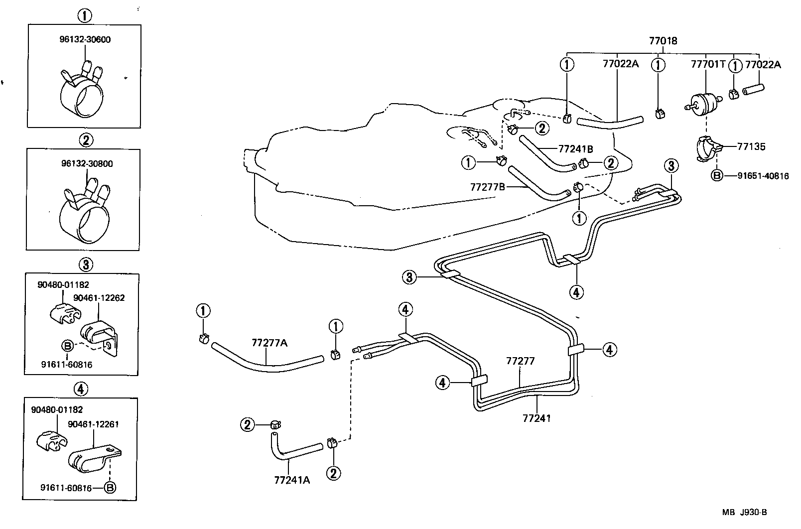  LITEACE VAN WAGON |  FUEL TANK TUBE