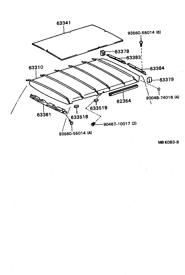  BLIZZARD |  ROOF HEADLINING SILENCER PAD