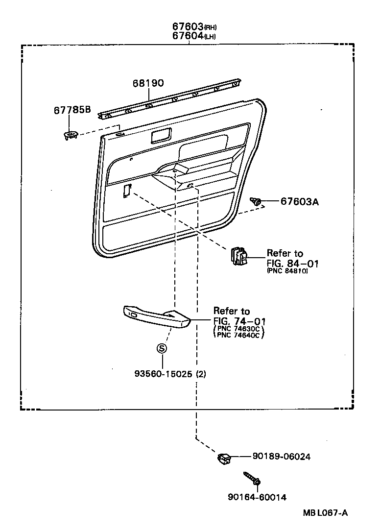  CAMRY VISTA |  REAR DOOR PANEL GLASS