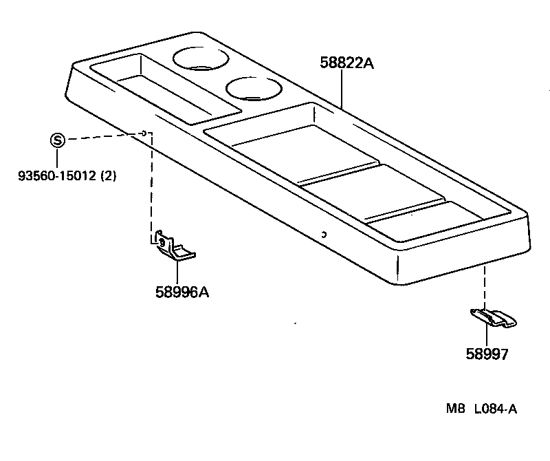  LITEACE VAN WAGON |  CONSOLE BOX BRACKET