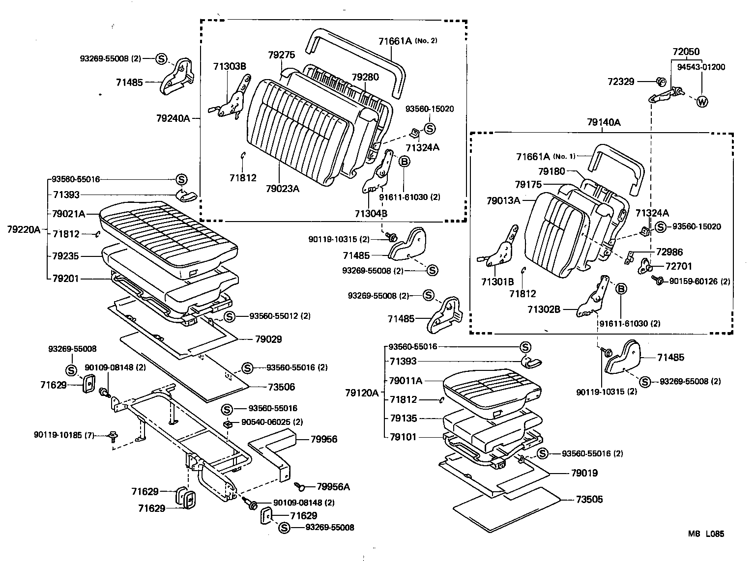  LITEACE VAN WAGON |  SEAT SEAT TRACK