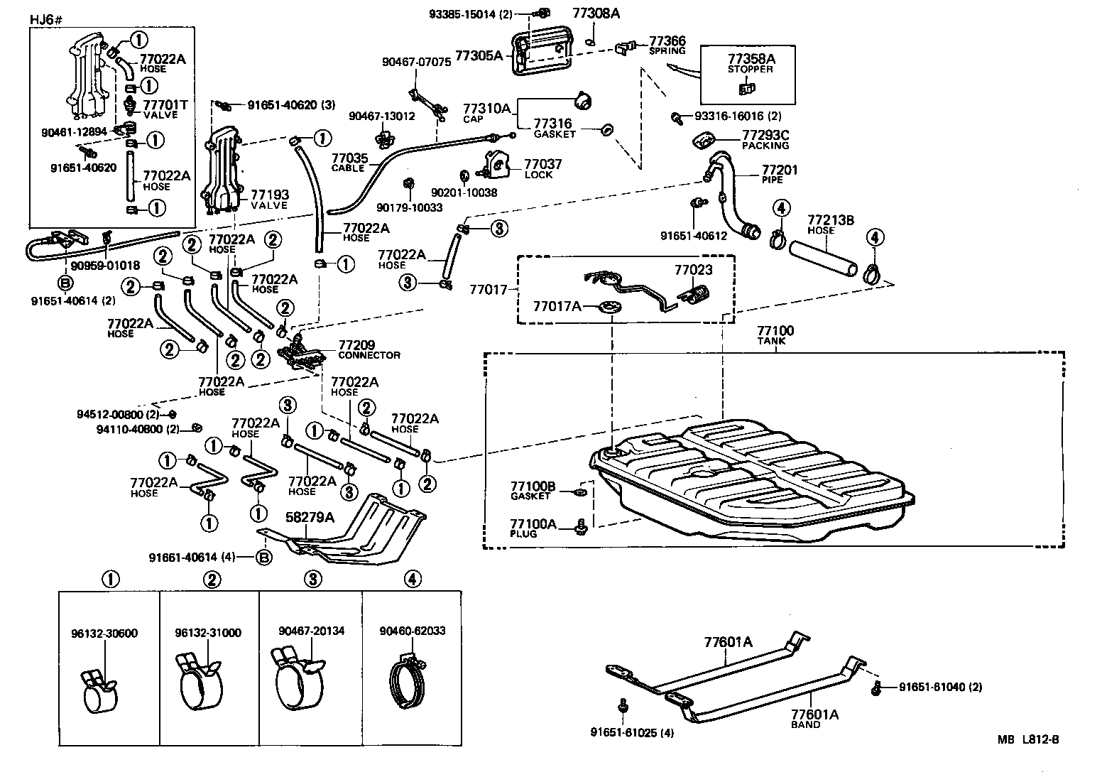  LAND CRUISER VAN |  FUEL TANK TUBE