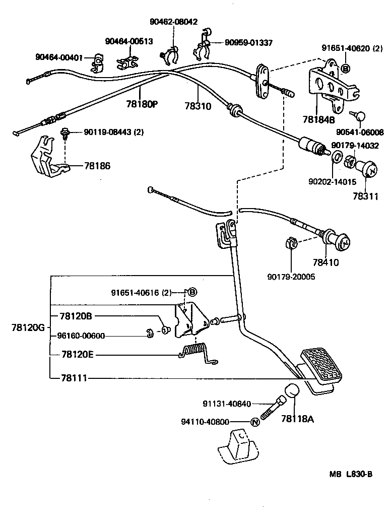  LAND CRUISER VAN |  ACCELERATOR LINK