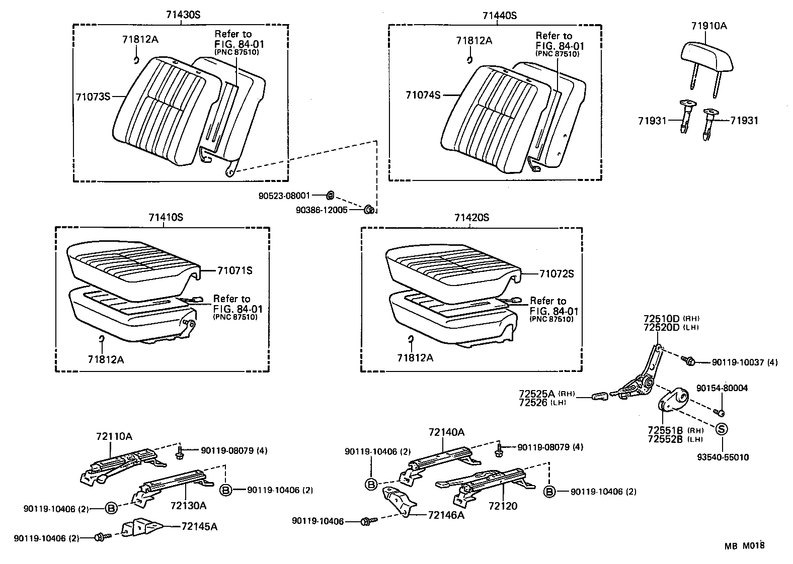  LAND CRUISER VAN |  SEAT SEAT TRACK