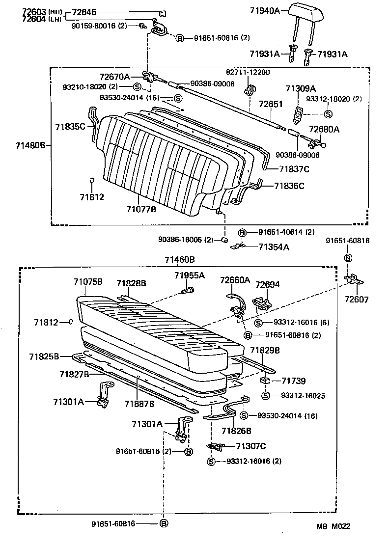  LAND CRUISER VAN |  SEAT SEAT TRACK
