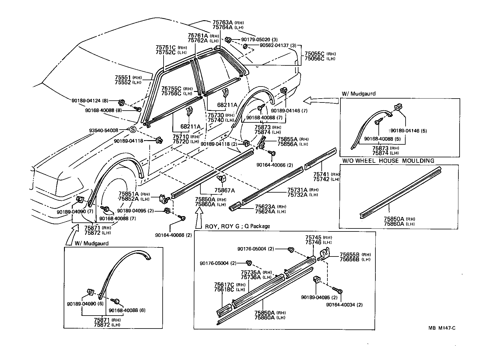  CROWN |  SIDE MOULDING