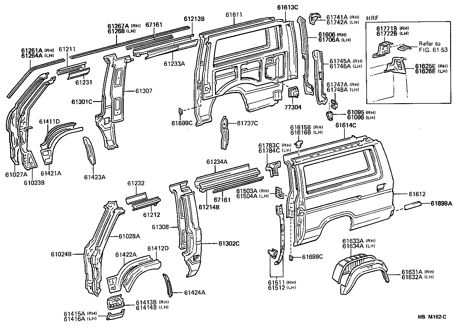  HIACE VAN WAGON |  SIDE MEMBER