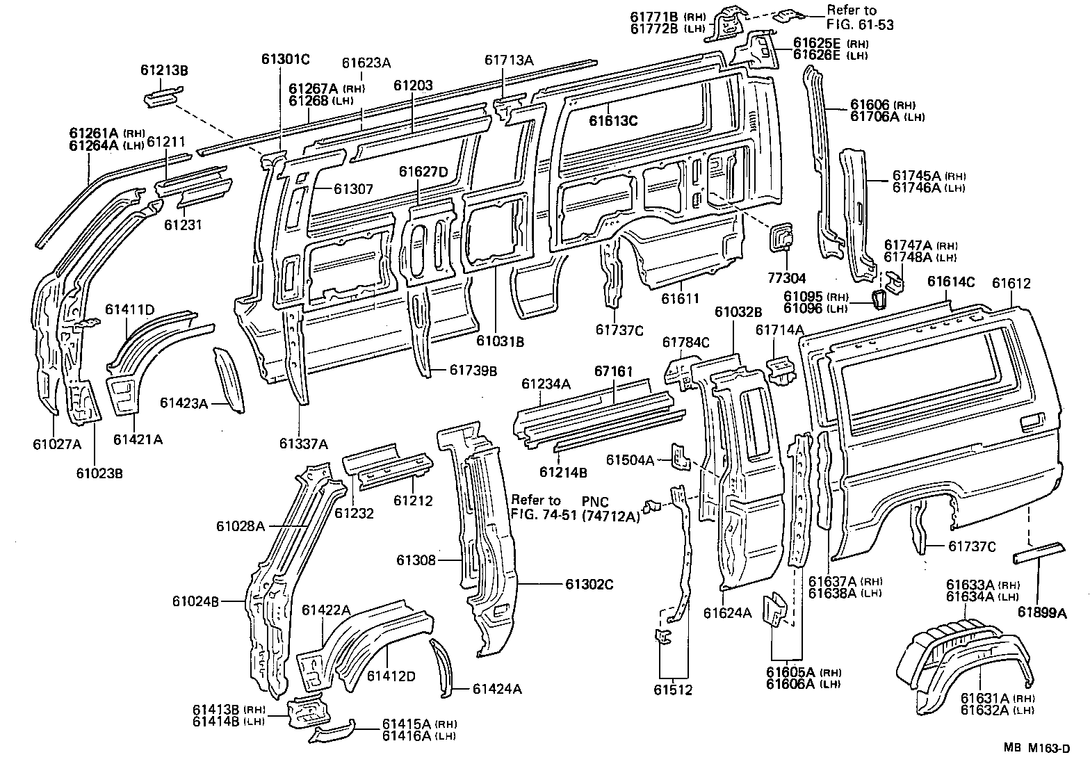  HIACE VAN WAGON |  SIDE MEMBER