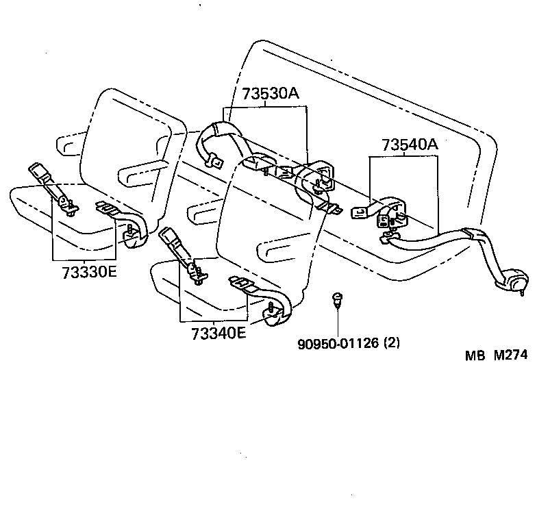  HIACE VAN WAGON |  SEAT BELT