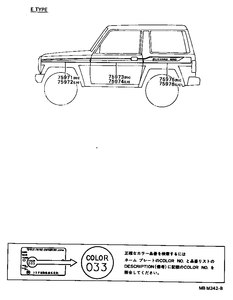  BLIZZARD |  BODY STRIPE