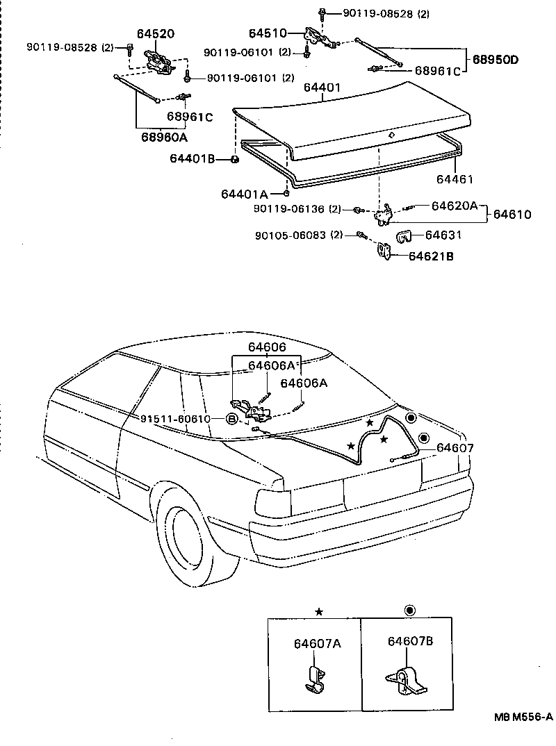  CELICA |  LUGGAGE COMPARTMENT DOOR LOCK