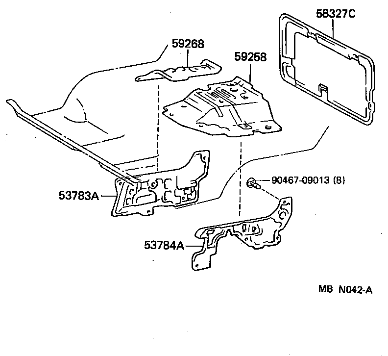  TOYOACE DYNA |  FLOOR INSULATOR