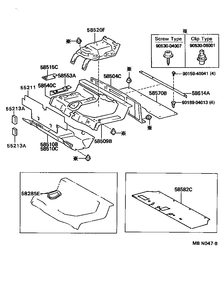  TOYOACE DYNA |  FLOOR MAT SILENCER PAD